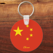 国中国の旗と中国休暇,愛国者/スポーツ キーホルダー (裏面)
