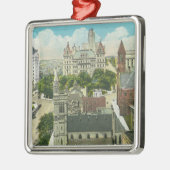 国会および役人の外観 メタルオーナメント (左)