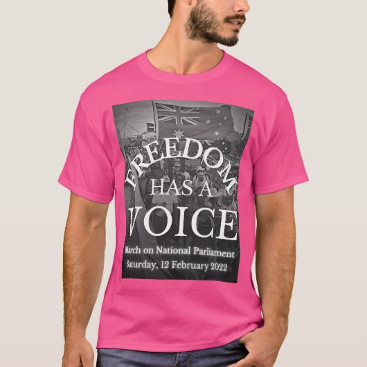 国会を行進する Tシャツ (正面)