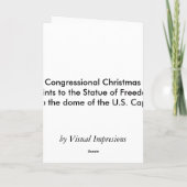 国会議事堂のクリスマス! シーズンカード (裏面)