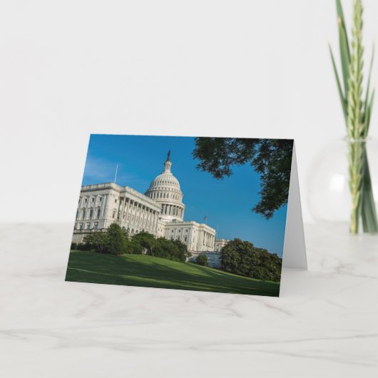 国会議事堂の建物の西の眺め カード (正面)