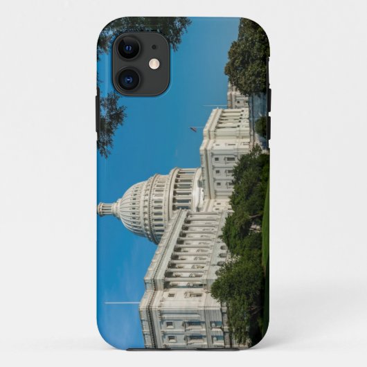 国会議事堂の建物の西の眺め Case-Mate iPhoneケース (裏面)