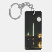 国会議事堂の建物、リンカーン記念館、ワシントン州 キーホルダー (正面左)