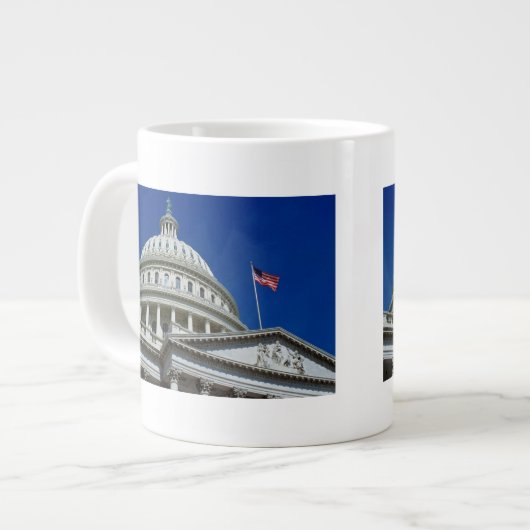 国会議事堂の建物、ワシントン州、米国 ジャンボコーヒーマグカップ (正面左)