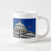 国会議事堂の建物、ワシントン州、米国 ジャンボコーヒーマグカップ (右)