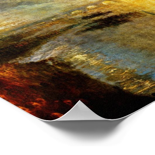 国会議事堂の燃え盛り、燃え盛り ポスター (角)