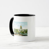 国会議事堂の百年間の建物、スプリングフィールド、イリノイ マグカップ (正面左)