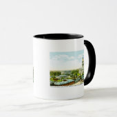 国会議事堂の百年間の建物、スプリングフィールド、イリノイ マグカップ (正面右)