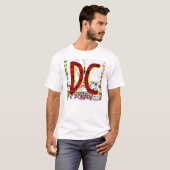 国会議事堂のDCのゲリラの詩人の稲妻 Tシャツ (正面フル)