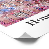 国会議事堂ロンドントラベルウォーターの色 ポスター (角)