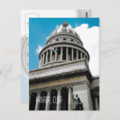 国会議事堂建物ハバナキューバ土産 ポストカード (正面/裏面)