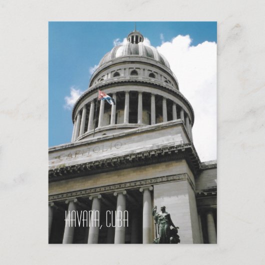 国会議事堂建物ハバナキューバ土産 ポストカード (正面)