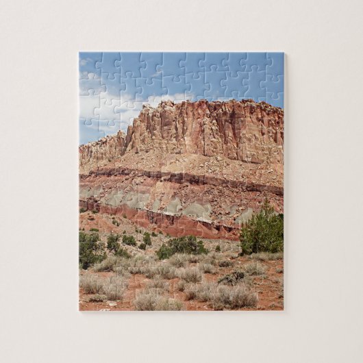 国会議事堂礁の国立公園、ユタ、米国19 ジグソーパズル (縦)