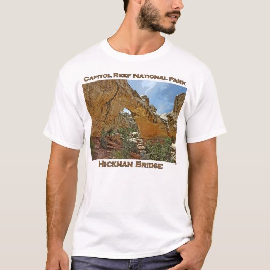国会議事堂礁国民公園Hickman橋 Tシャツ (正面)
