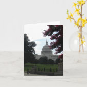 国会議事堂、Washington D.C. カード (黄色い花)
