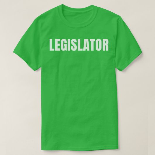 国会議員おもしろい職権職業誕生日Gif Tシャツ (デザイン正面)