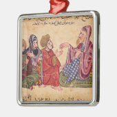 国会議員の教授 メタルオーナメント (左)