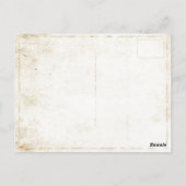 国会議員統一されたのシルエットを持つ王国国旗 ポストカード (裏面)