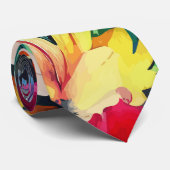 国伝統的素朴フローラ園 ネクタイ (ロール)