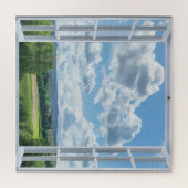 国側の横向きウィンドウビュー ジグソーパズル (横)