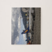 国内のジェ中国のット機が〜に並んでいた ジグソーパズル (縦)