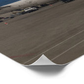 国内の中国のジェット機が列を成した ポスター (角)