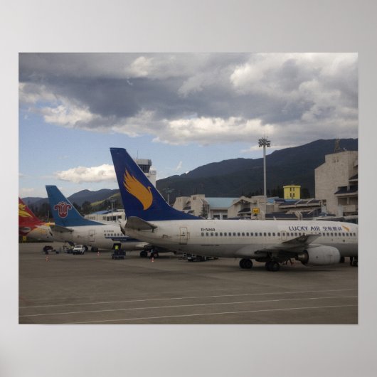 国内の中国のジェット機が列を成した ポスター (正面)