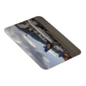 国内の中国のジェット機が列を成した マグネット (右側)