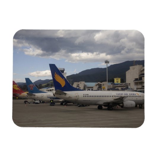 国内の中国のジェット機が列を成した マグネット (横)