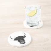 国内ヤクの図解入りの、写真付きのなポートレート コースター (側面)