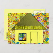 国内事業部長 –  ポストカード (正面/裏面)