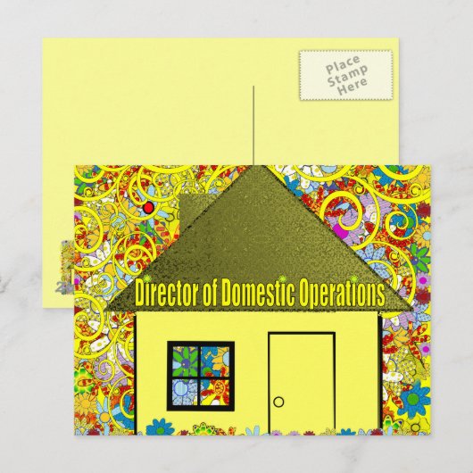 国内事業部長 –  ポストカード (正面/裏面)