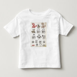 国内商品の販売目録からの鉄、 トドラーTシャツ