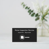 国内検査と評価 名刺 (スタンド正面)