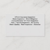 国内検査業務用モダン名刺 名刺 (裏面)