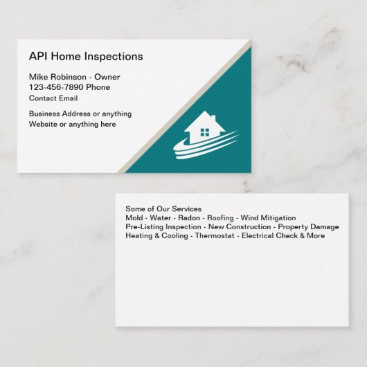 国内検査業務 名刺 (正面/裏面)