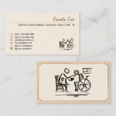 国内気に。ホーム気に。宅配事気に務 名刺 (正面/裏面)