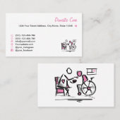 国内気に。家気に宅家気に業 名刺 (正面/裏面)