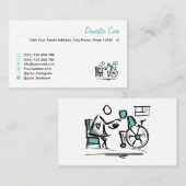 国内気に。家気に宅家気に業 名刺 (正面/裏面)