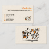 国内気に。家気に宅家気に業 名刺 (正面/裏面)