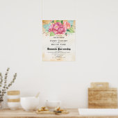 国内組合のフローラ結婚証明書 ポスター (キッチン)