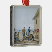 国内職業、Agagna、グアム、フィリピン、f メタルオーナメント (右)