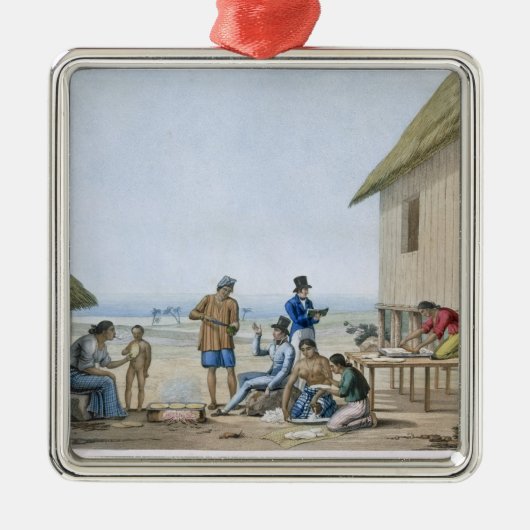 国内職業、Agagna、グアム、フィリピン、f メタルオーナメント (正面)