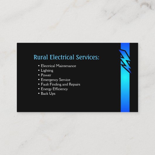 国内電気技師 名刺 (裏面)