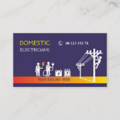 国内電気技師 名刺 (正面)