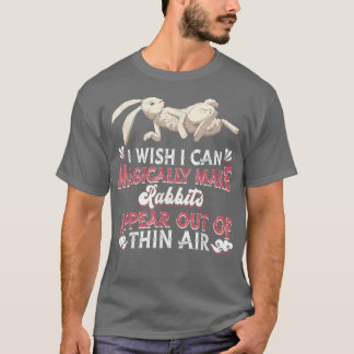 国内魔法ラビットアニマルラゴモルフおもしろいペット Tシャツ
