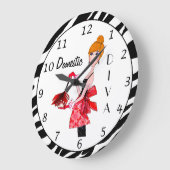 "国内DIVA"クロック ラージ壁時計 (傾斜)