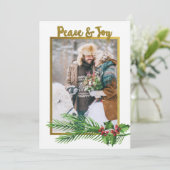 国写真クリスマスカード カード (スタンド正面)