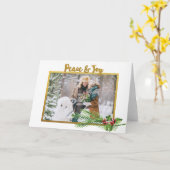 国写真クリスマスカード カード (黄色い花)