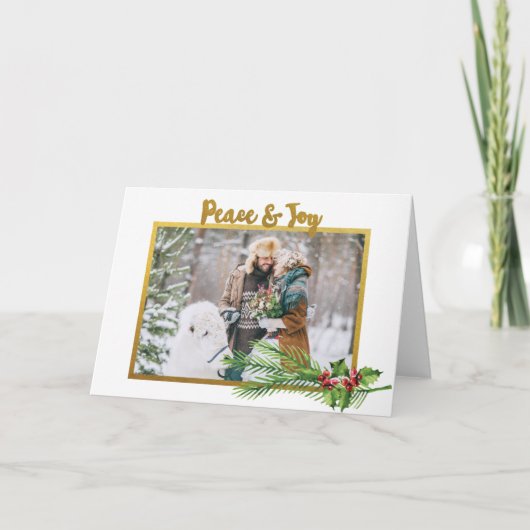 国写真クリスマスカード カード (正面)